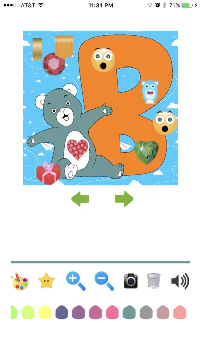 تصاویر Alphabet Coloring -  ABC Flash Cards to color