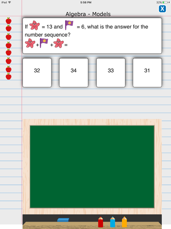 Drill Math Word Problems iPad  Screenshots