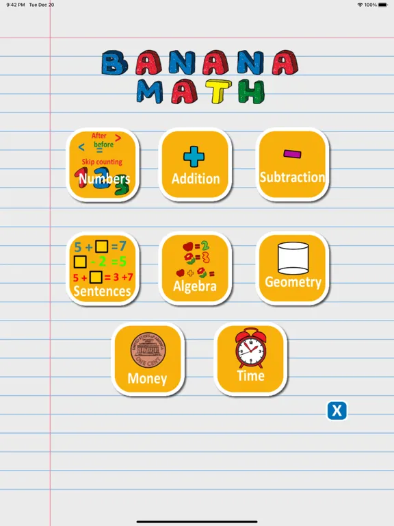 Zrzuty ekranu Math Word Problem Drill iPad 
