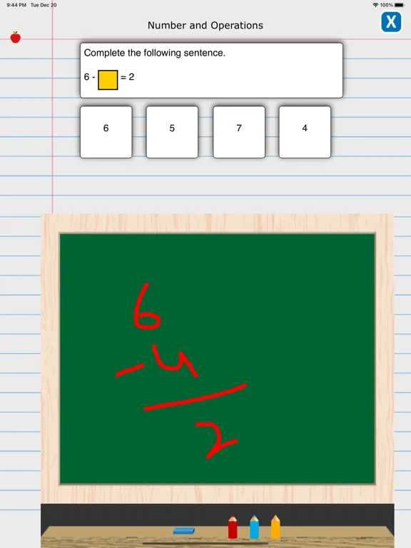 Zrzuty ekranu Math Word Problem Drill iPad 