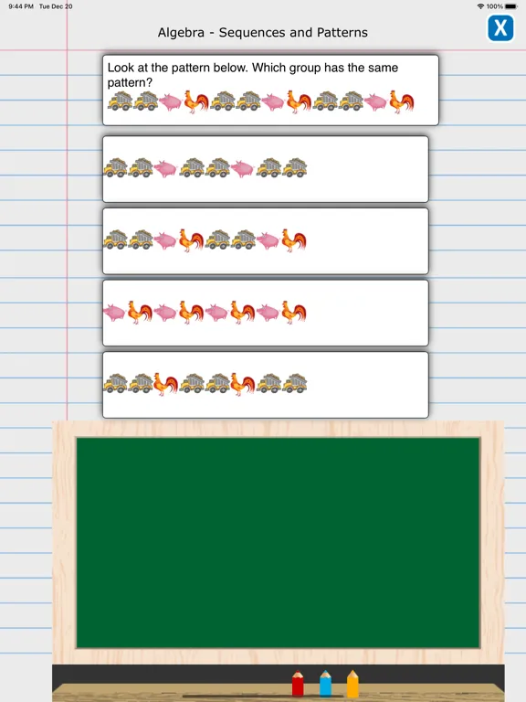 Zrzuty ekranu Math Word Problem Drill iPad 