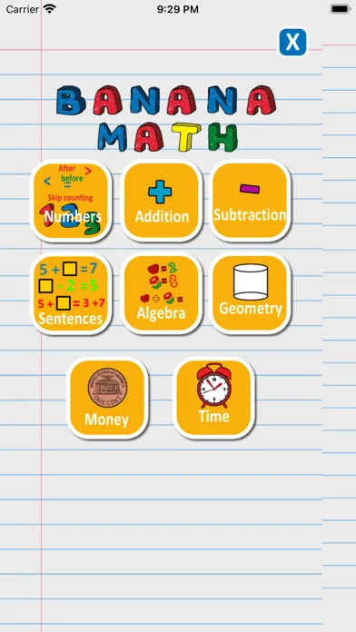Zrzuty ekranu Math Word Problem Drill
