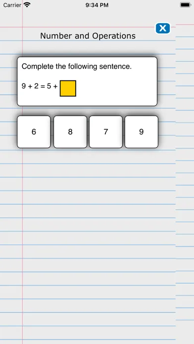Zrzuty ekranu Math Word Problem Drill