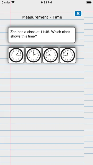 Zrzuty ekranu Math Word Problem Drill