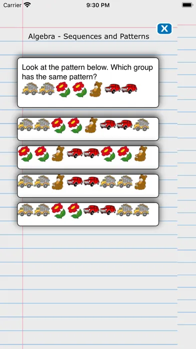 Zrzuty ekranu Math Word Problem Drill