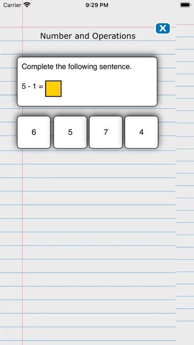 Zrzuty ekranu Math Word Problem Drill