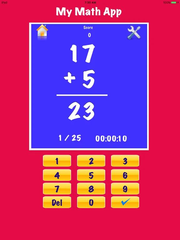 تصاویر My Math Flash Cards App iPad 