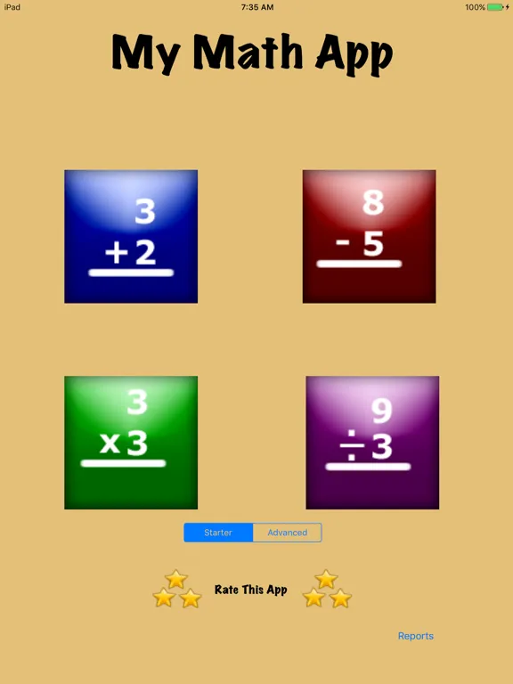 تصاویر My Math Flash Cards App iPad 