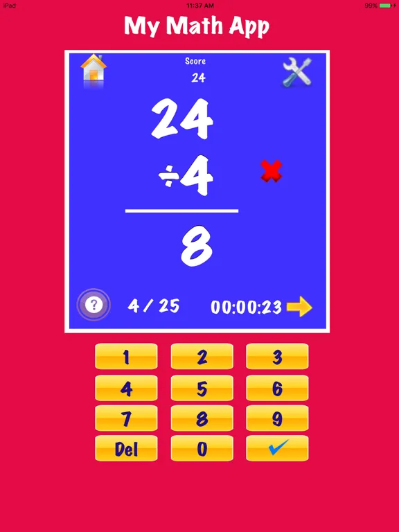 تصاویر My Math Flash Cards App iPad 