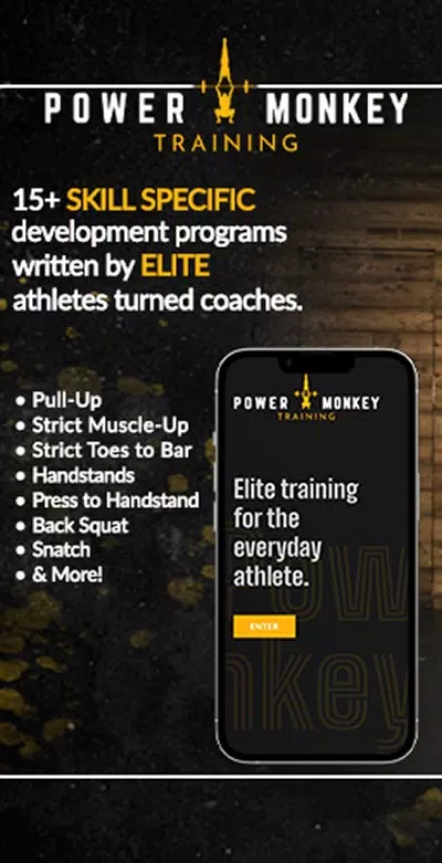 Capturas de tela do Power Monkey Training