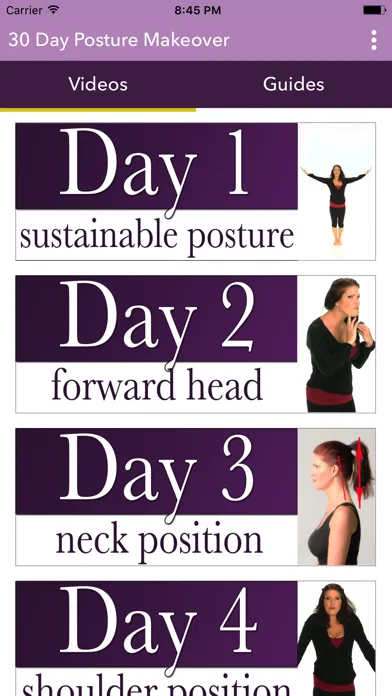 Capturas de pantalla de The 30 Day Posture Makeover