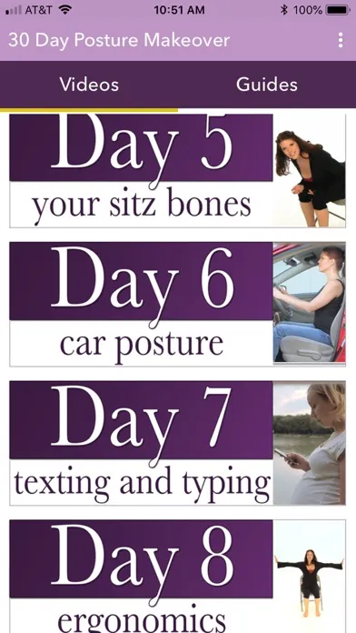 Capturas de pantalla de The 30 Day Posture Makeover