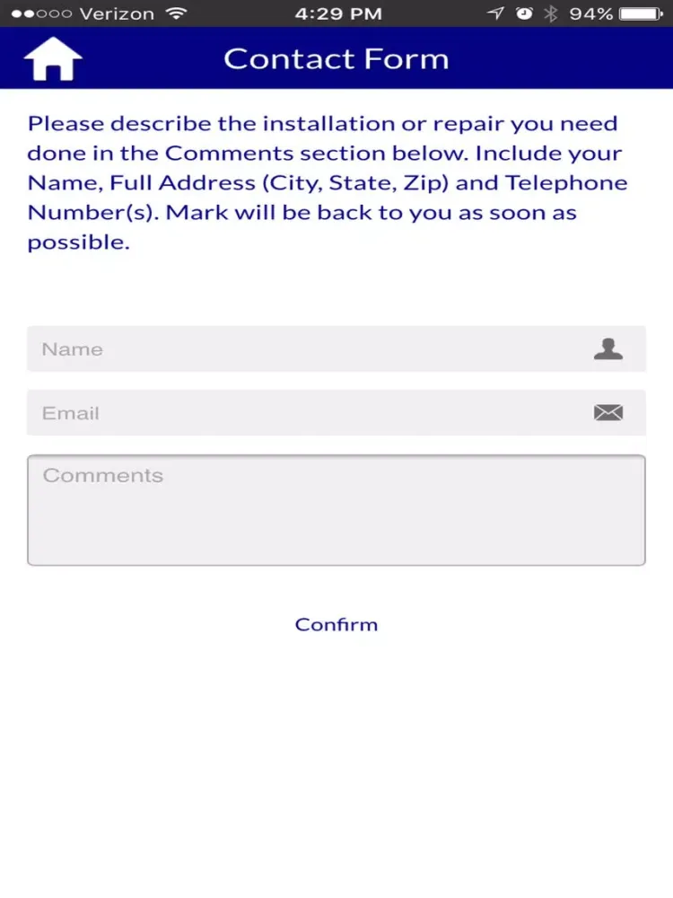 Ảnh chụp màn hình của Power Play Electrical Contractors iPad 