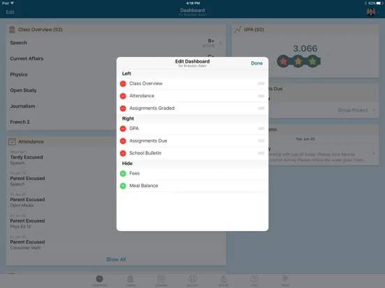تصاویر PowerSchool Mobile iPad 