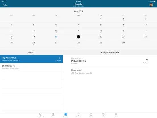 تصاویر PowerSchool Mobile iPad 