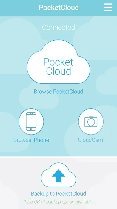 Capturas de pantalla de PocketCloud