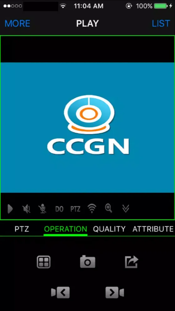 Tangkapan layar CCGN-IP-Live
