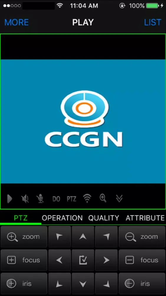 Tangkapan layar CCGN-IP-Live