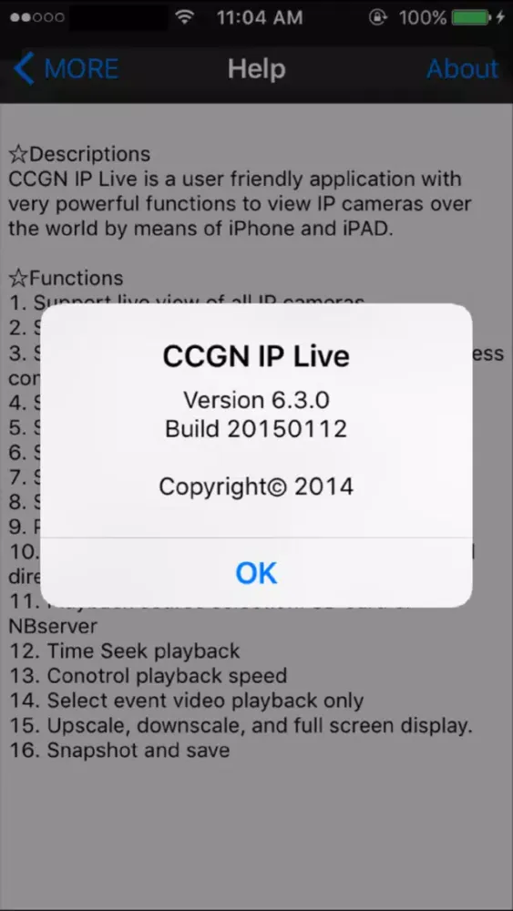 Tangkapan layar CCGN-IP-Live