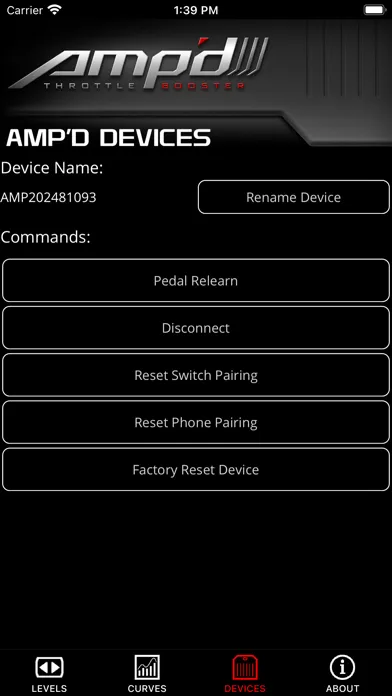 Amp’d 2.0 Screenshots
