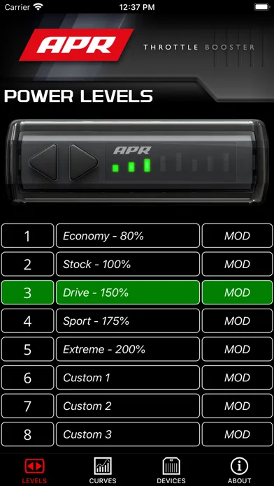 APR THROTTLE BOOSTER應用截圖