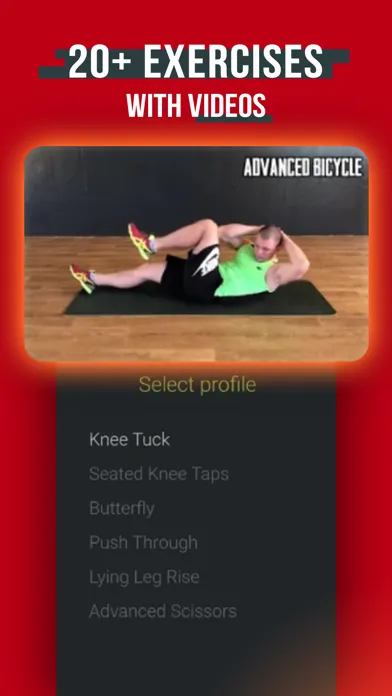 Zrzuty ekranu Abs Workout: Six Pack at Home