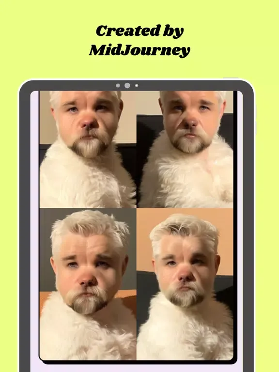 تصاویر Midjourney Photo Blender iPad 