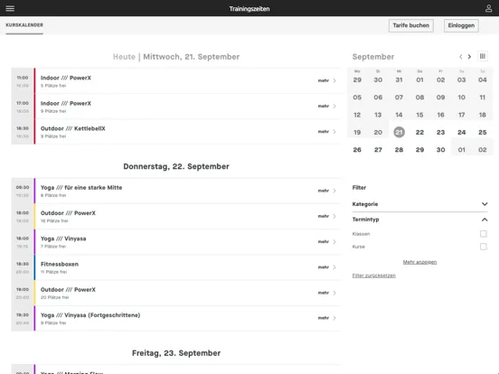 PowerX-Training iPad  Screenshots