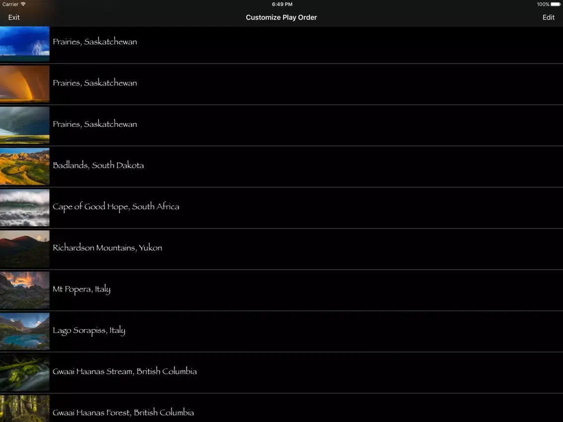 Zrzuty ekranu Tranquility-Natural Relaxation iPad 