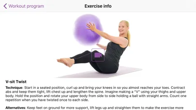 Capturas de pantalla de Training ball & exercise band