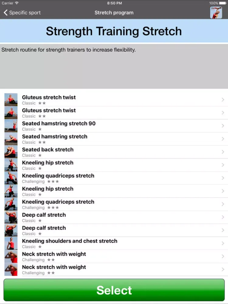تصاویر Stretch by Poworkout iPad 