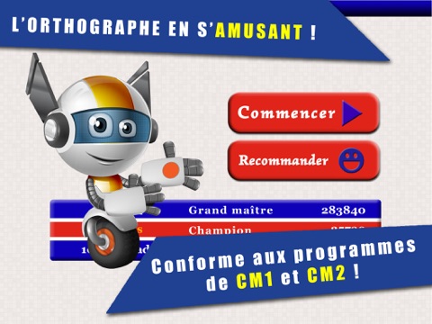 Orthographe - Francais CM1 & CM2 - ObjectifZeroFaute iPad  Ekran Görüntüleri
