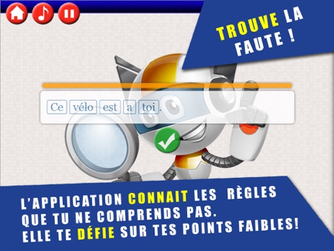 Orthographe - Francais CM1 & CM2 - ObjectifZeroFaute iPad  Ekran Görüntüleri