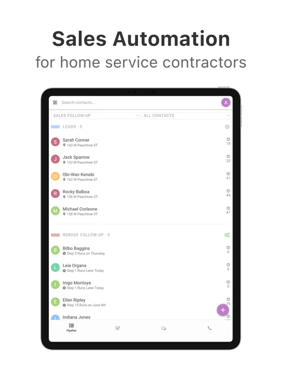 ProLine App iPad  Screenshots