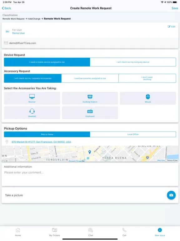 Requester - Smart Services iPad 應用截圖