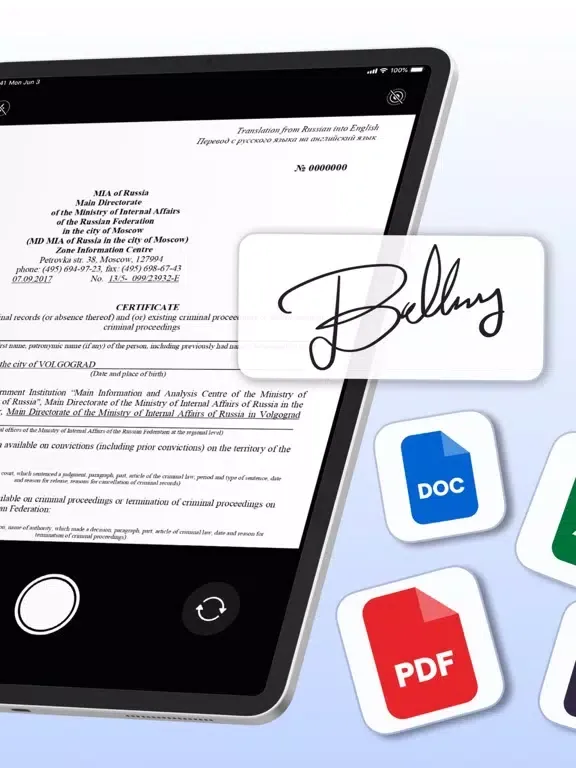 Zrzuty ekranu Sign Docs - eSign Form Filler iPad 