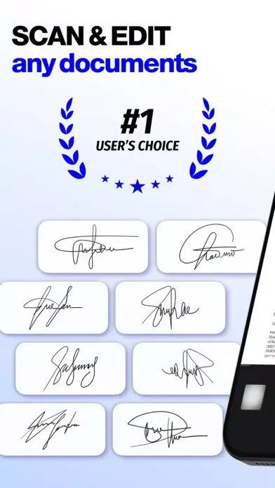 Zrzuty ekranu Sign Docs - eSign Form Filler