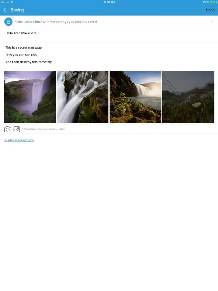 Screenshot di TransBox - trial version iPad 