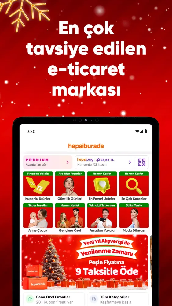 ภาพหน้าจอของ Hepsiburada