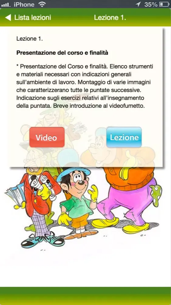 Скриншоты Corso di fumetto comico