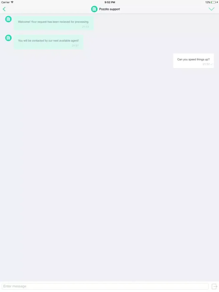 Pozzito Client iPad  سکرین شاٹس