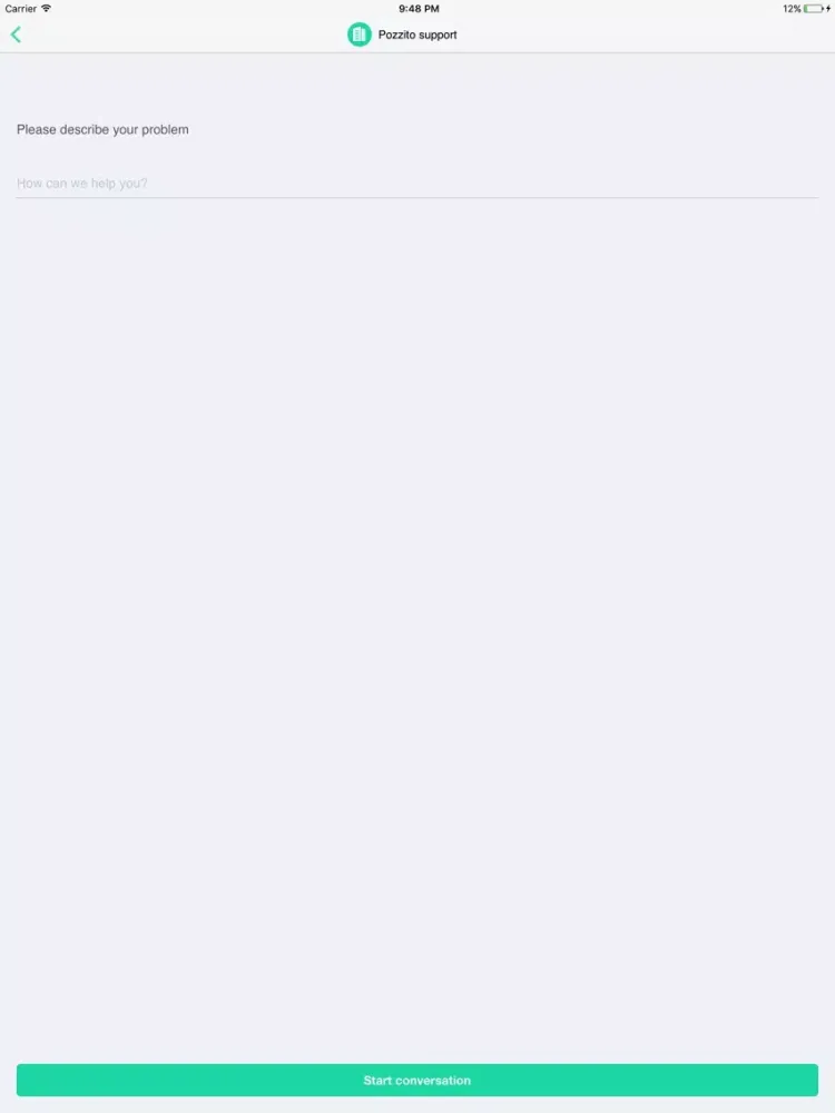 Pozzito Client iPad  سکرین شاٹس