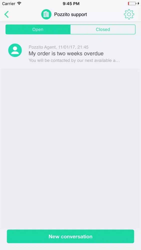Pozzito Client سکرین شاٹس