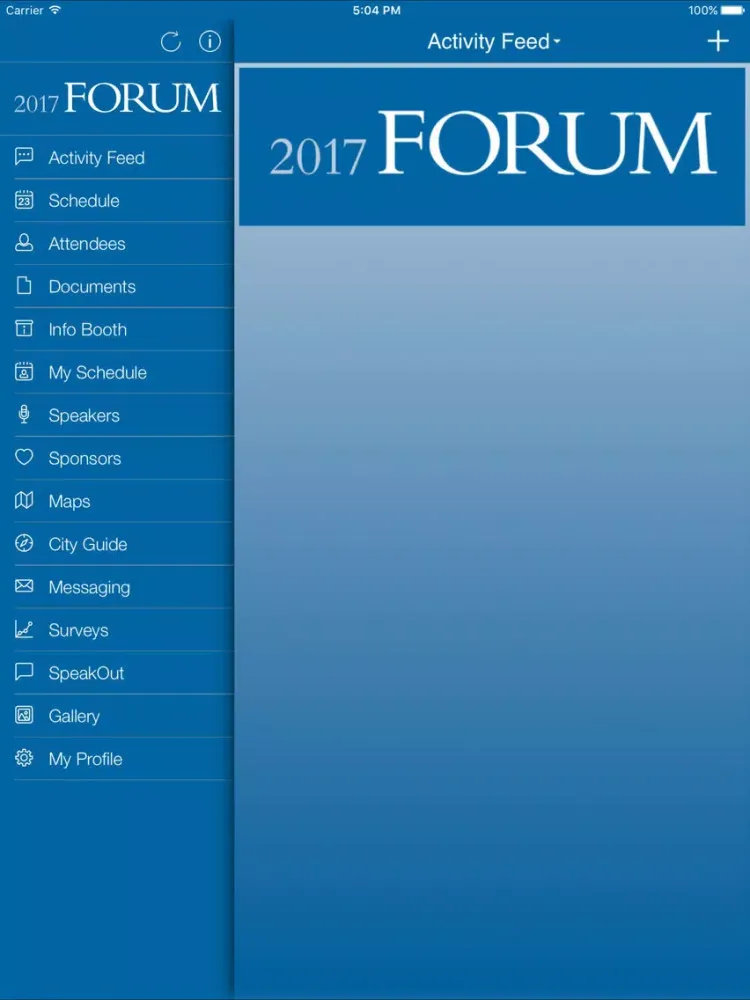 Capturas de pantalla de Forum Conference 2017 iPad 