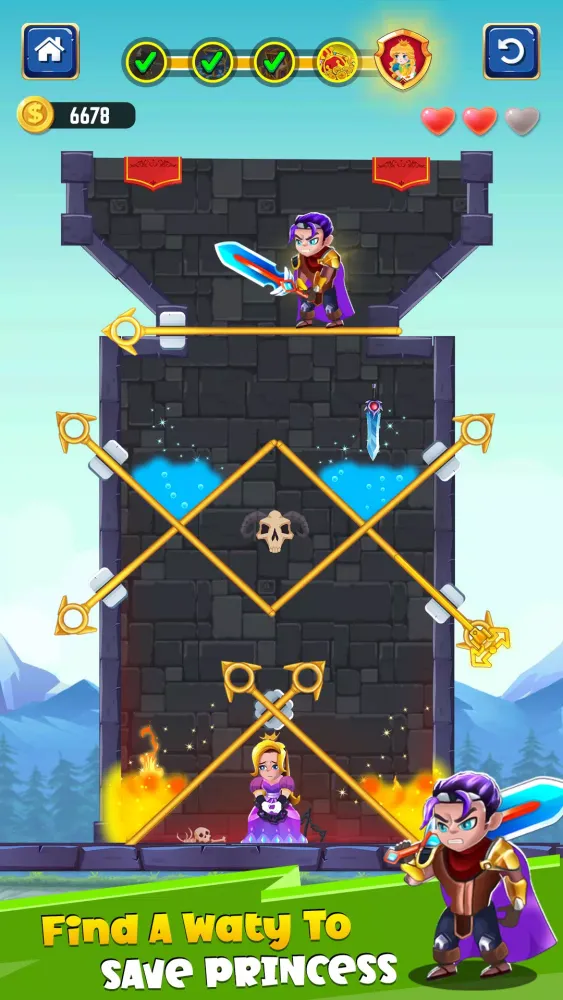 Hero Rescue - Pin Puzzle Games应用截图