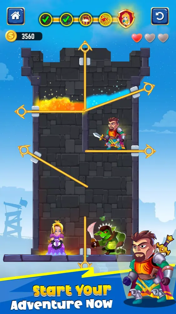 Hero Rescue - Pin Puzzle Games应用截图
