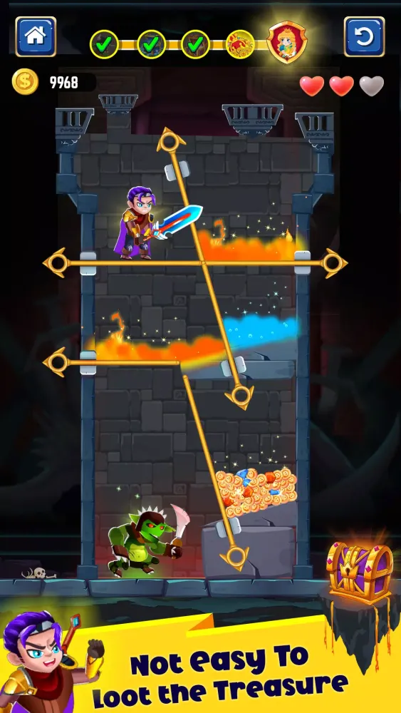 Hero Rescue - Pin Puzzle Games应用截图