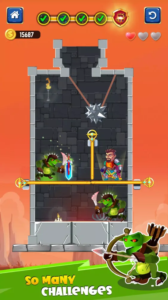 Hero Rescue - Pin Puzzle Games应用截图