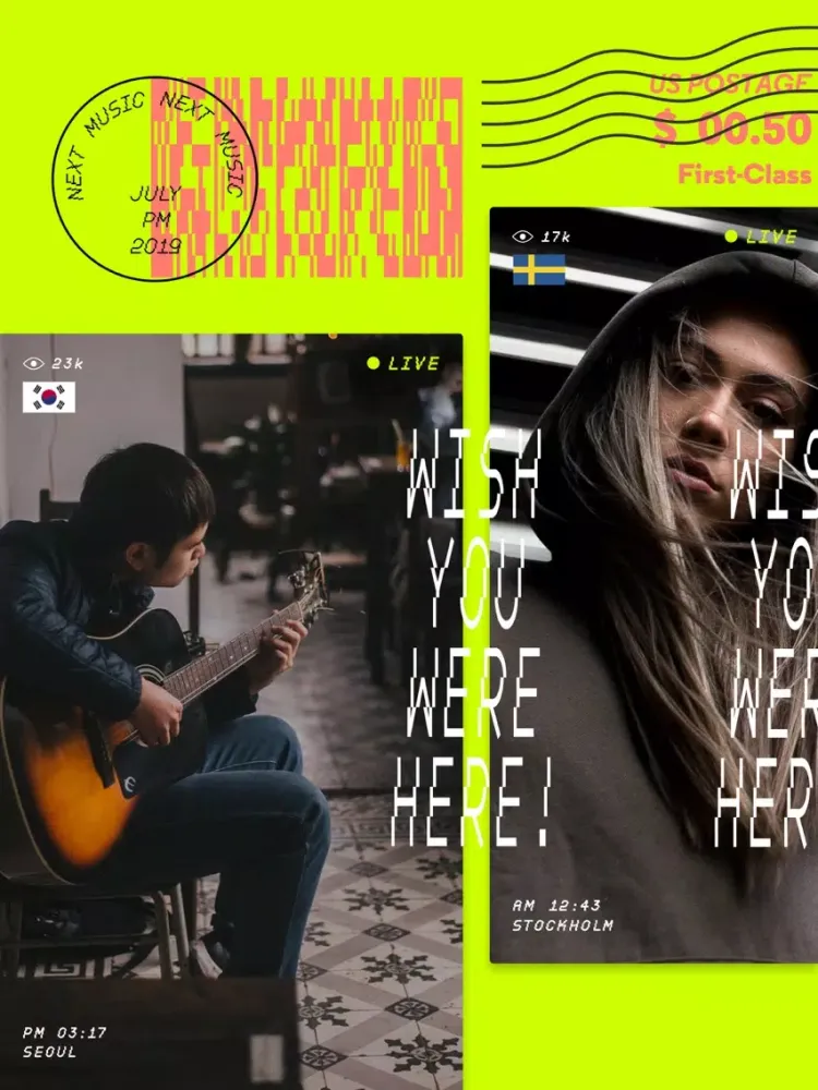 Capturas de tela do NEXT Music ™ iPad 