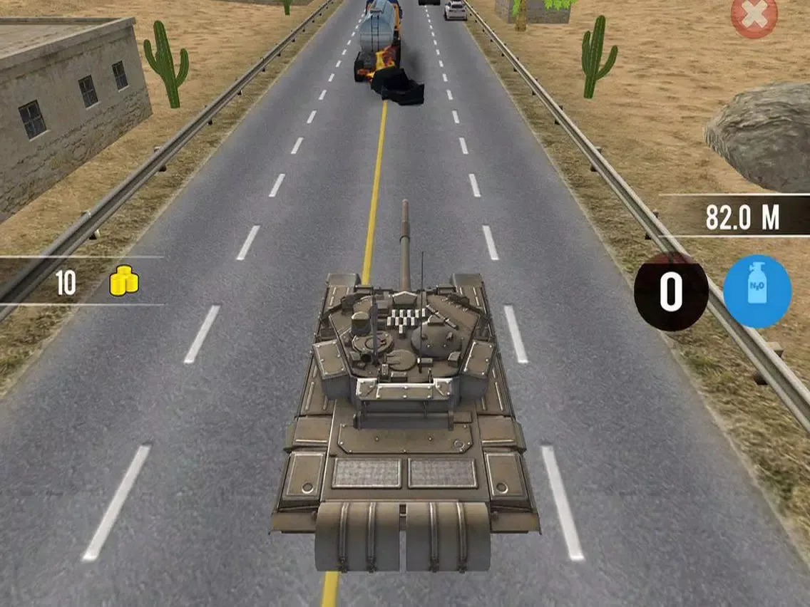 Zrzuty ekranu Crazy Tank: Traffic Speed iPad 